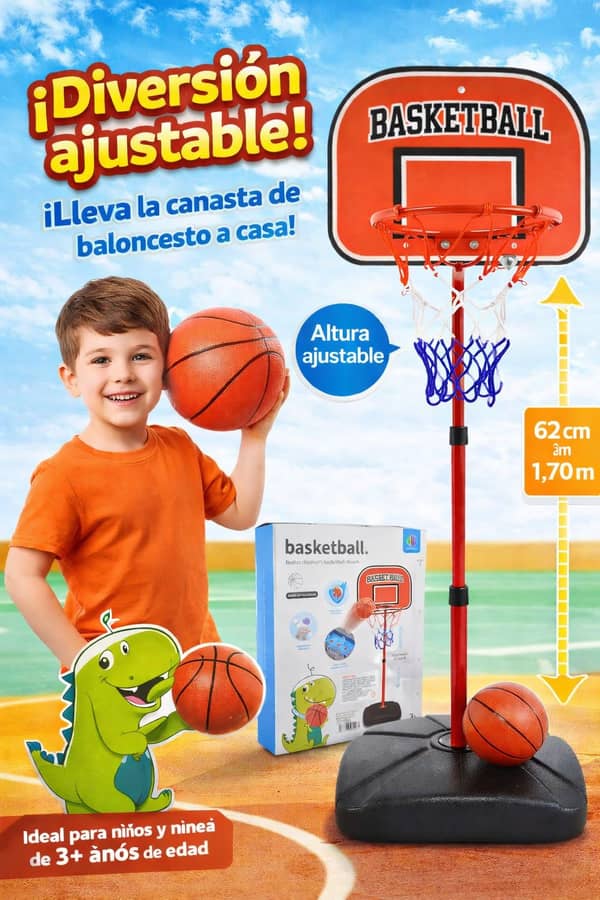 Aro Basquet con base 1.7 altura